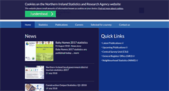 Desktop Screenshot of nisra.gov.uk